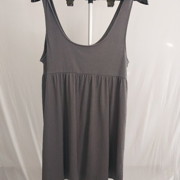 Wild Fable Gray Shoulder Tie Sleeveless Dress - Picture 5 of 6